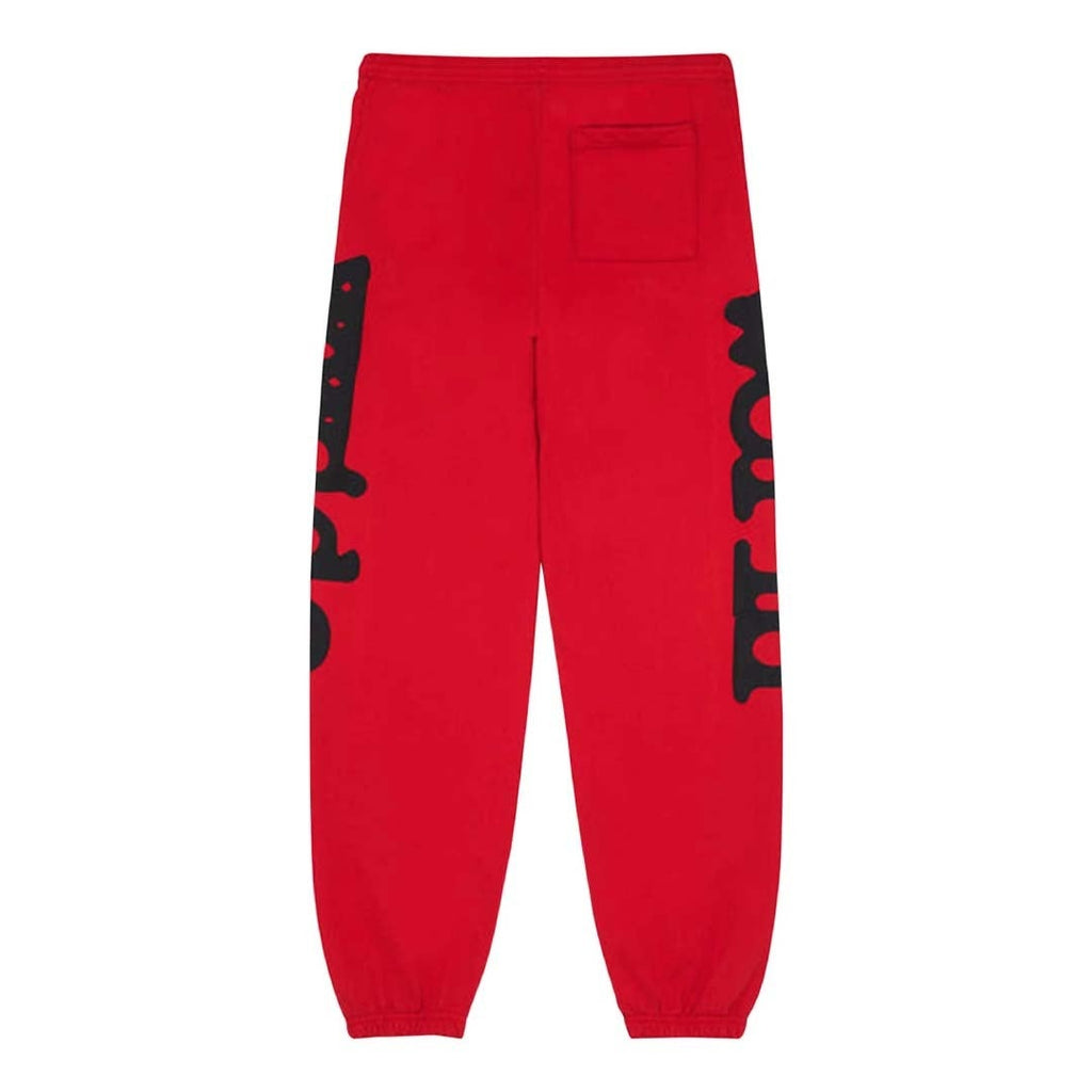Sp5der Red Beluga Sweatpants by Sp5der - NWAHype 1 for streetwear Pants in USA