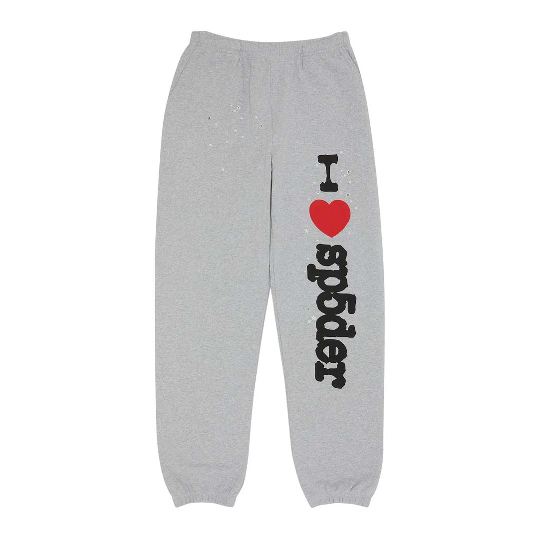 Sp5der Souvenir Sweatpant 'Heather Grey' by Sp5der - NWAHype No.1 for streetwear Pants in USA