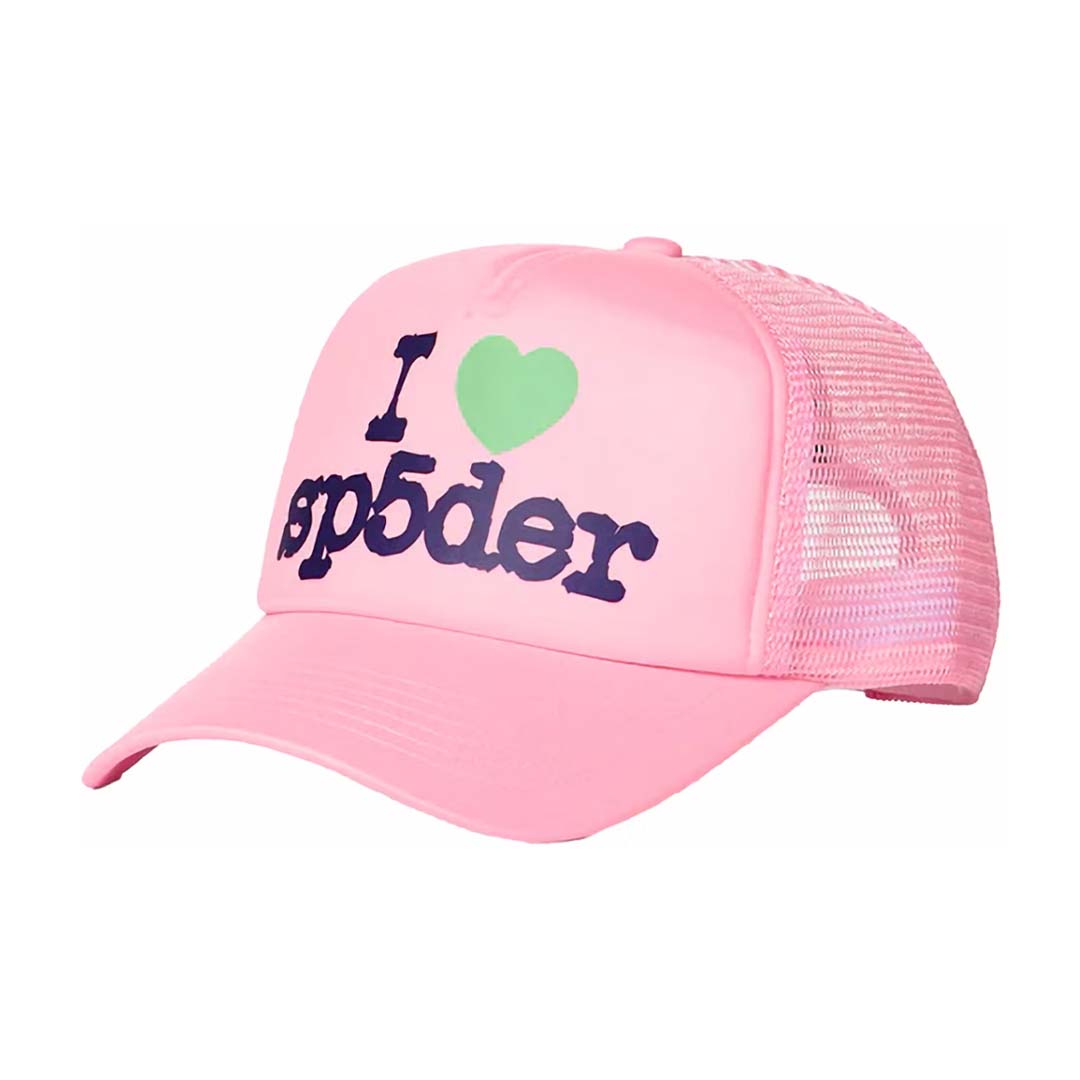 Sp5der Souvenir Trucker Pink by Sp5der - NWAHype 1 for streetwear Hats in USA