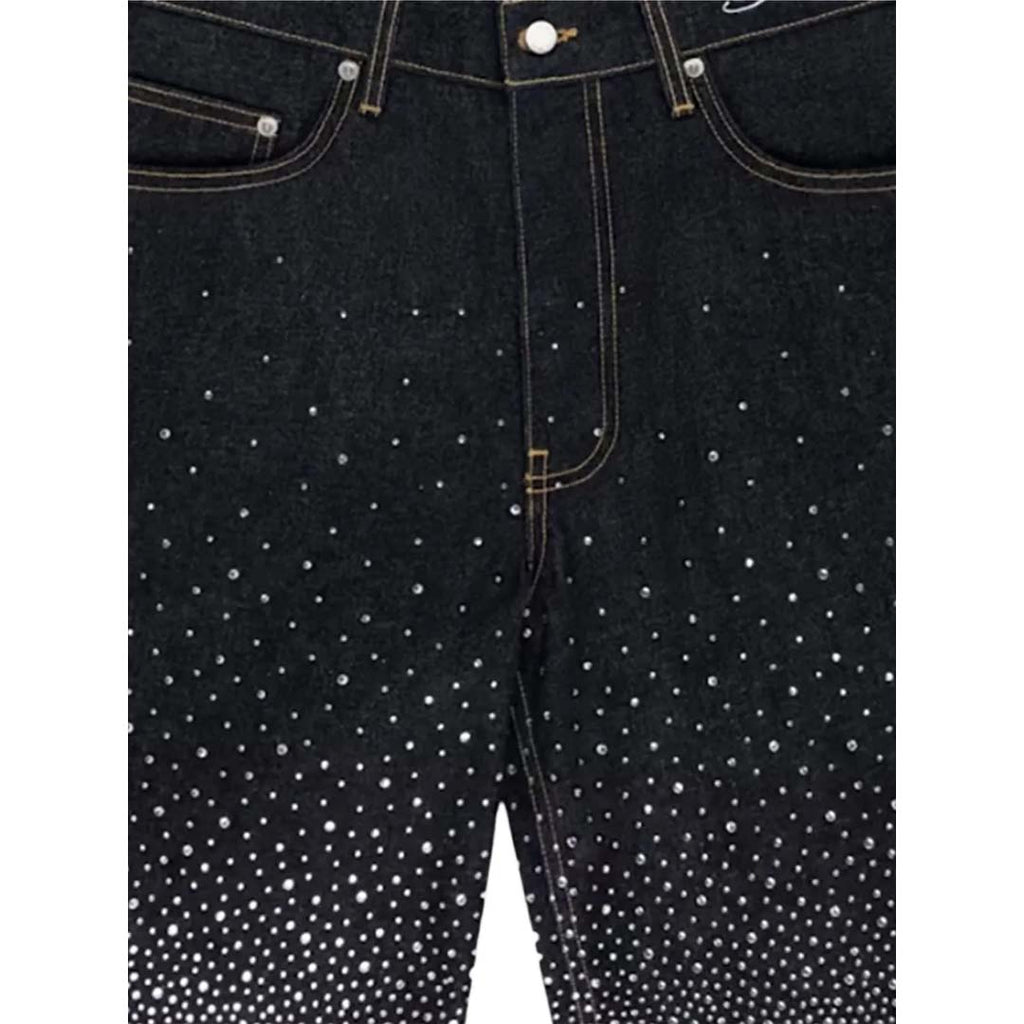 Sp5der Star Dust Denim Shorts by Sp5der - NWAHYPE No.1 for streetwear Shorts in USA
