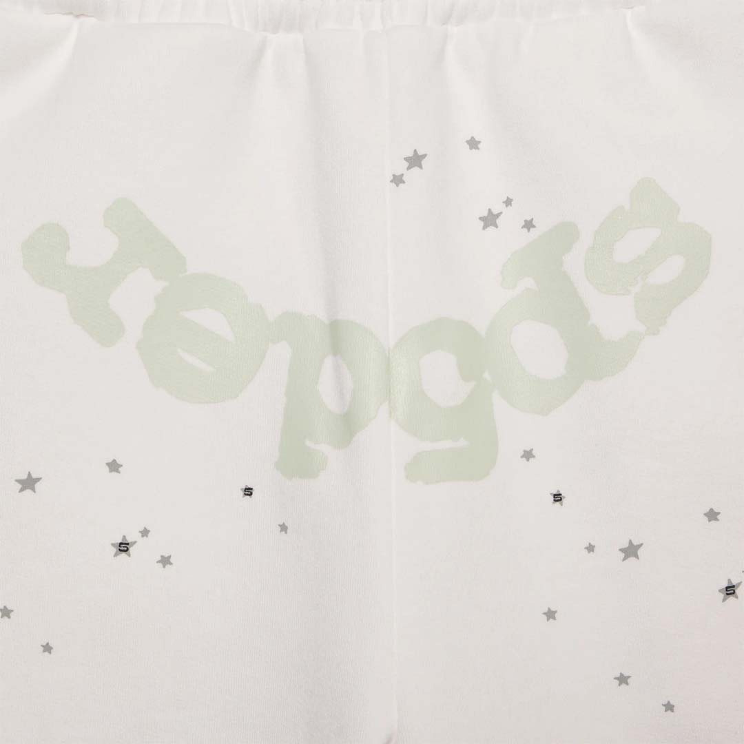 Sp5der T&F Sweat Shorts White by Sp5der - NWAHYPE No.1 for streetwear Shorts in USA