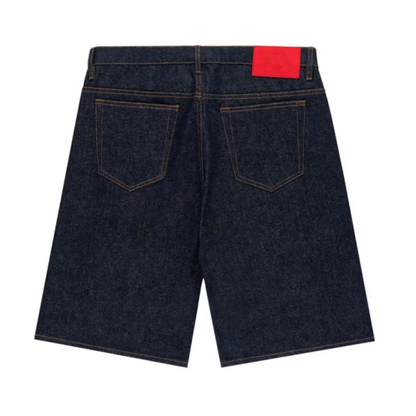 Sp5der V3 Logo Denim Short Indigo by Sp5der - NWAHYPE No.1 for streetwear Shorts in USA