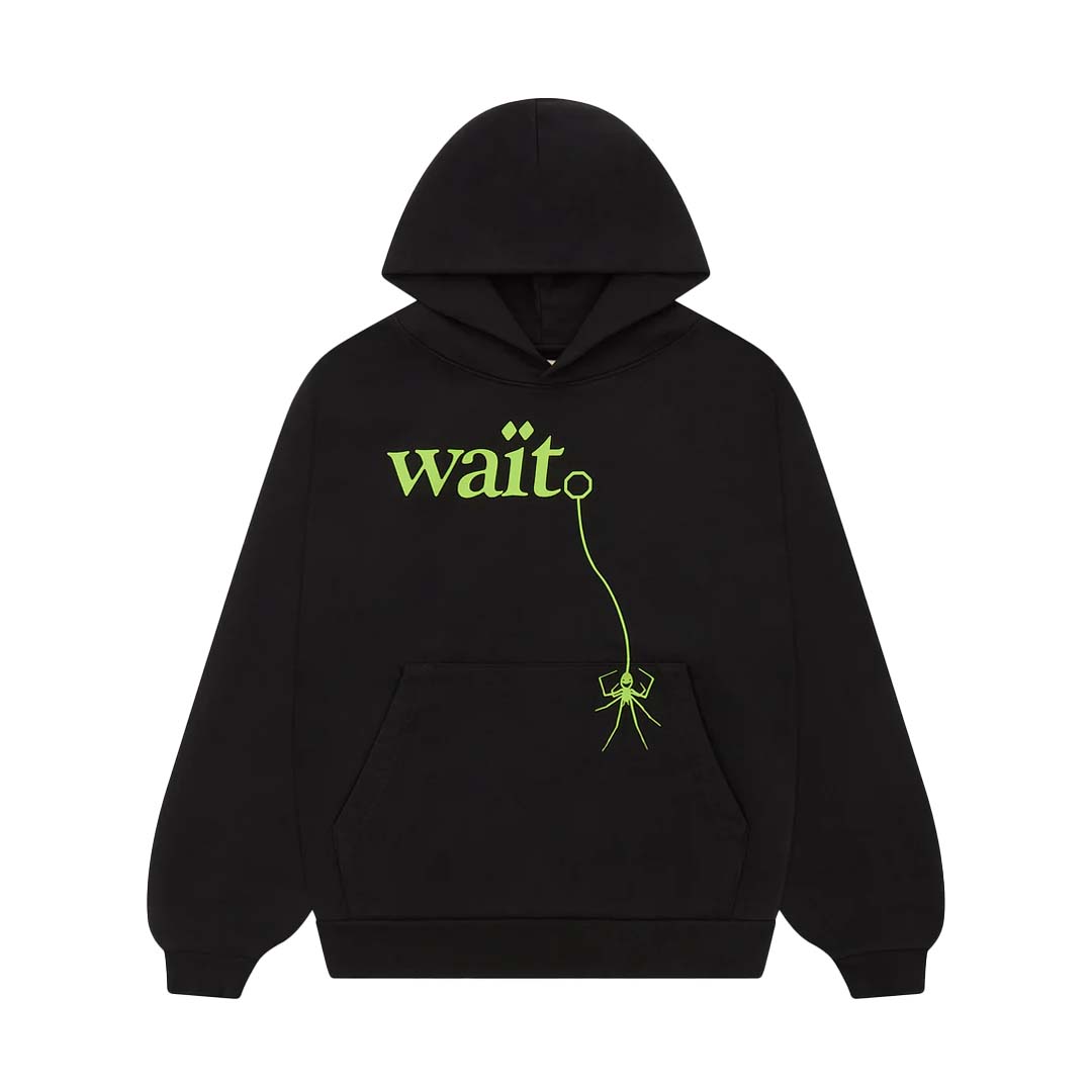 Sp5der Wait Hoodie Black by Sp5der - NWAHype 1 for streetwear Hoodies in USA