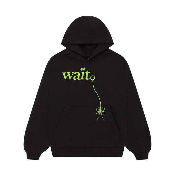Sp5der Wait Hoodie Black – NWAHYPE