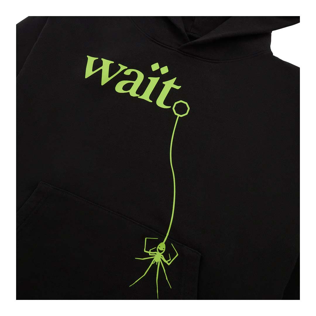 Sp5der Wait Hoodie Black by Sp5der - NWAHype 1 for streetwear Hoodies in USA