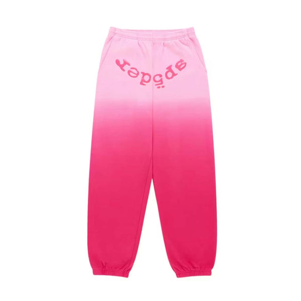 Sp5der Web Ombre Sweatpants Pink by Sp5der - NWAHYPE No.1 for streetwear Pants in USA
