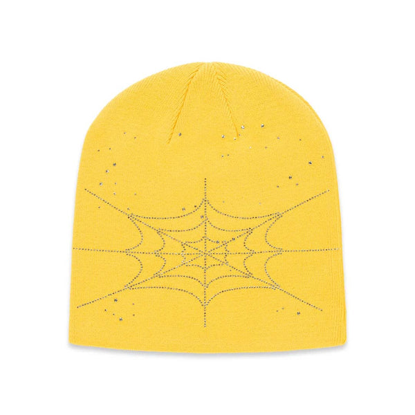 Sp5der Webstone Beanie Yellow by Sp5der - NWAHYPE No.1 for streetwear Beanies in USA