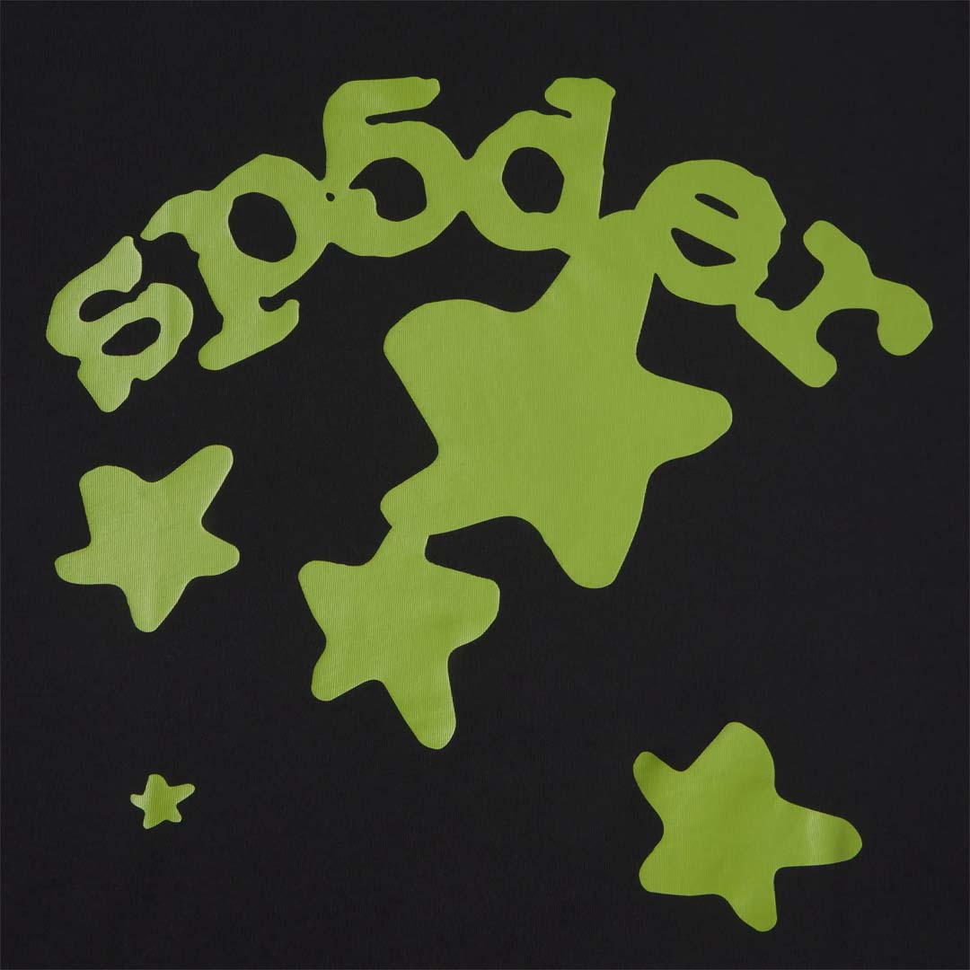 Sp5der Worldwide Beluga Tee Black Green by Sp5der - NWAHYPE No.1 for streetwear T-Shirts in USA