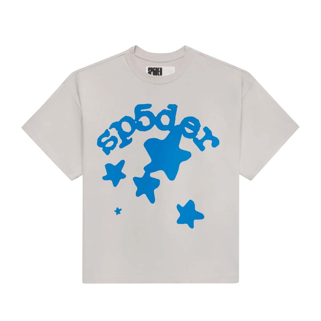 Sp5der Worldwide Beluga Tee Plastic Blue by Sp5der - NWAHYPE No.1 for streetwear T-Shirts in USA