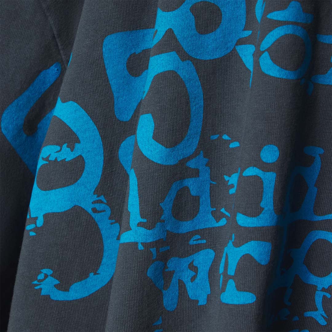 Sp5der Worldwide Stutter Tee Slate Grey Blue by Sp5der - NWAHYPE No.1 for streetwear T-Shirts in USA