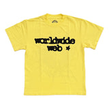 Sp5der Worldwide Web Yellow Tee by Sp5der - NWAHype 1 for streetwear T-Shirts in USA