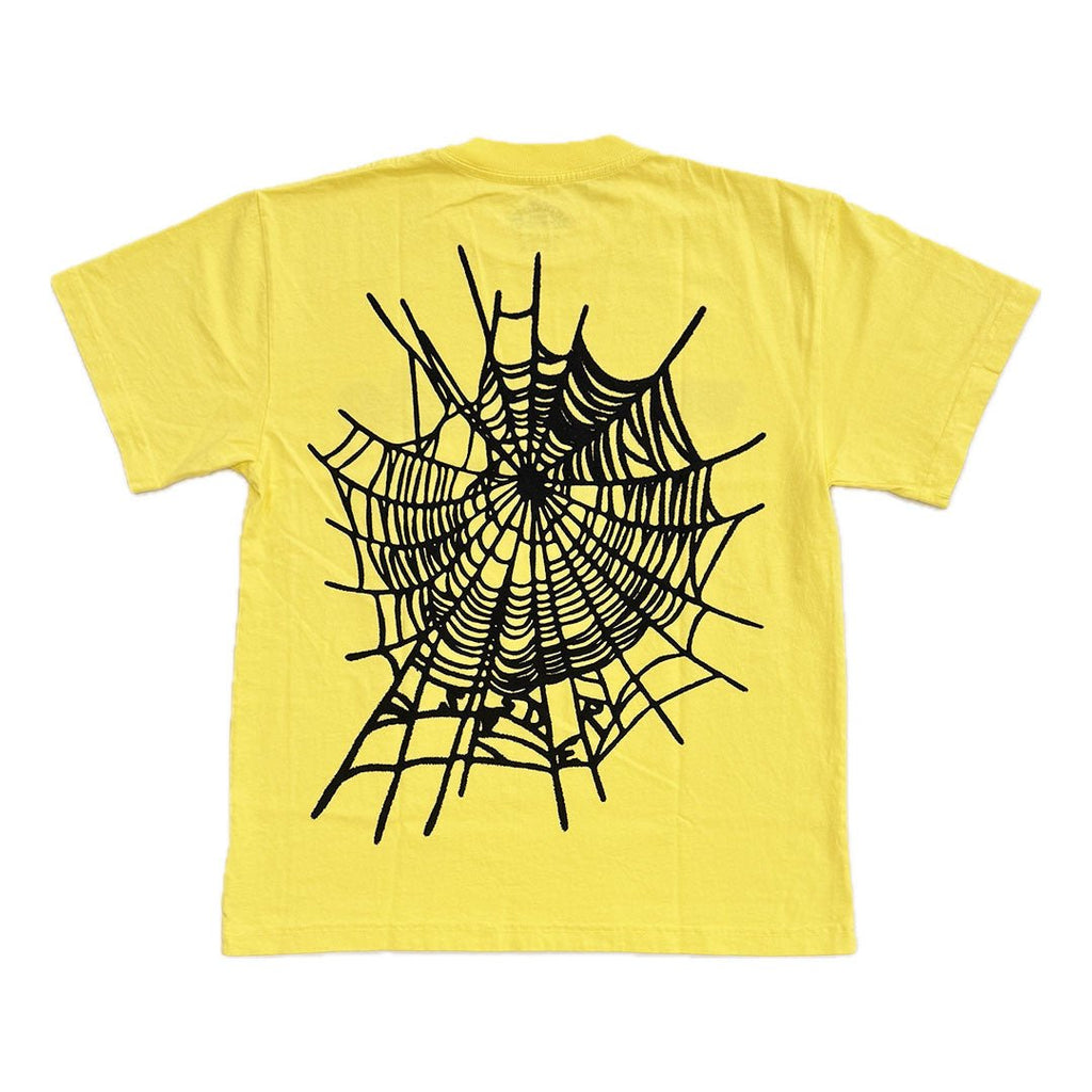 Sp5der Worldwide Web Yellow Tee by Sp5der - NWAHype 1 for streetwear T-Shirts in USA