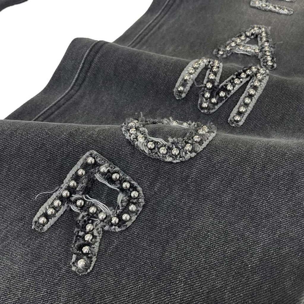 Stile de Amor Borchie Denim Grey Pants by Stile de Amor - NWAHYPE No.1 for streetwear Pants in USA