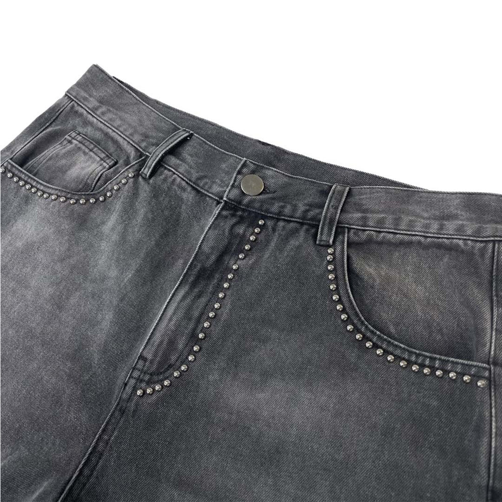 Stile de Amor Borchie Denim Grey Pants by Stile de Amor - NWAHYPE No.1 for streetwear Pants in USA