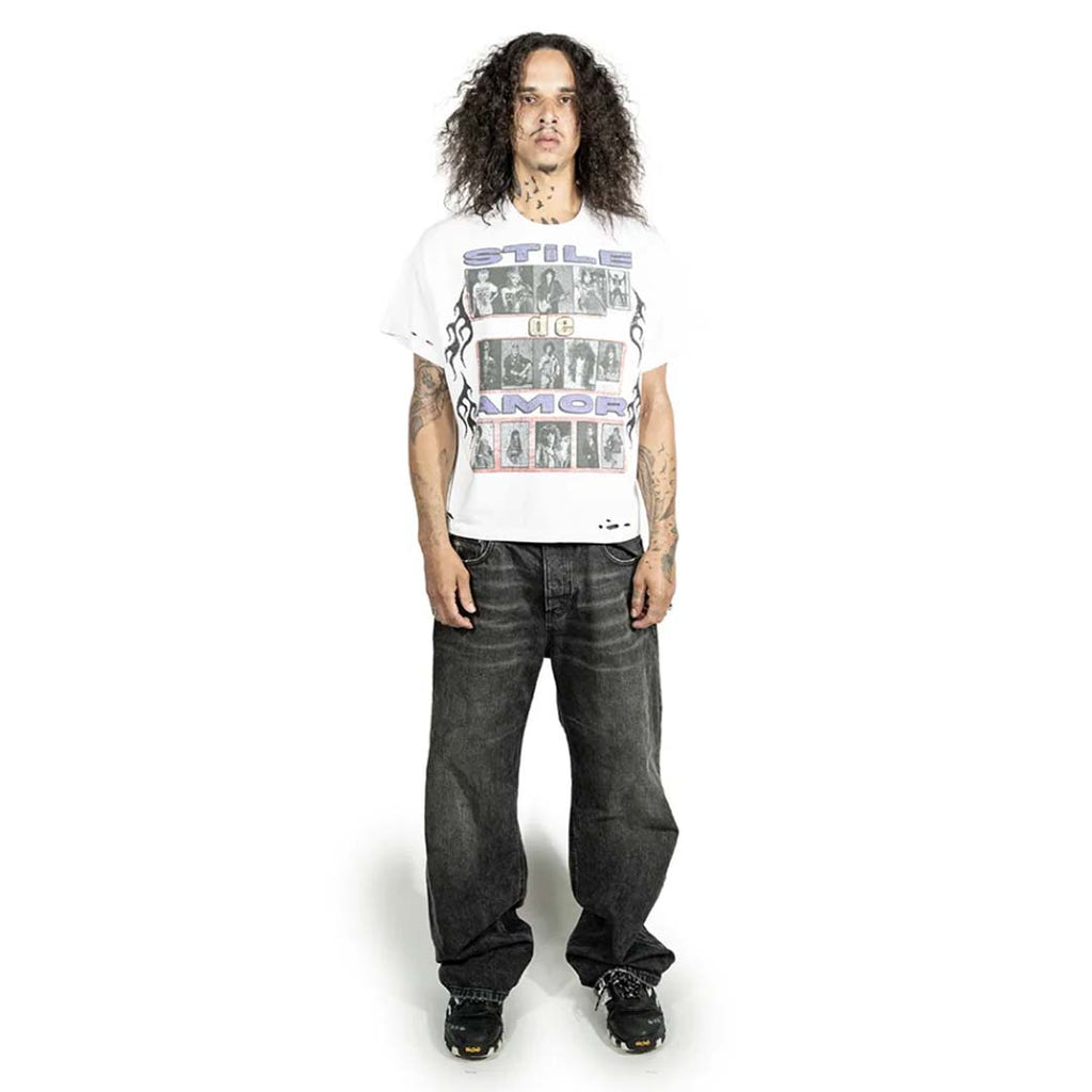 Stile de Amor Fiamme Rock Tee White by Stile de Amor - NWAHYPE No.1 for streetwear T-Shirts in USA
