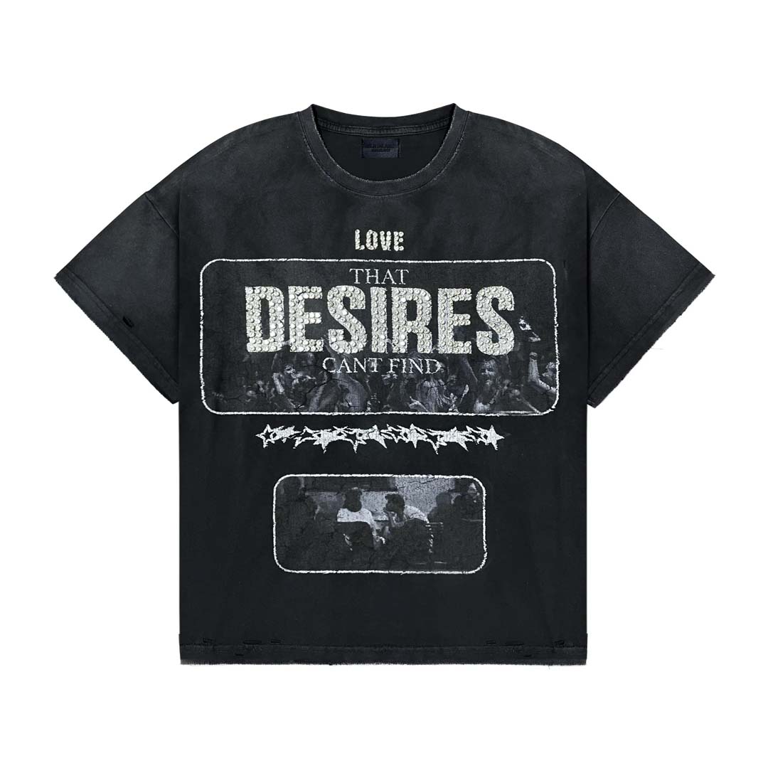 Stile de Amor in Desires Tee Black by Stile de Amor - NWAHYPE No.1 for streetwear T-Shirts in USA