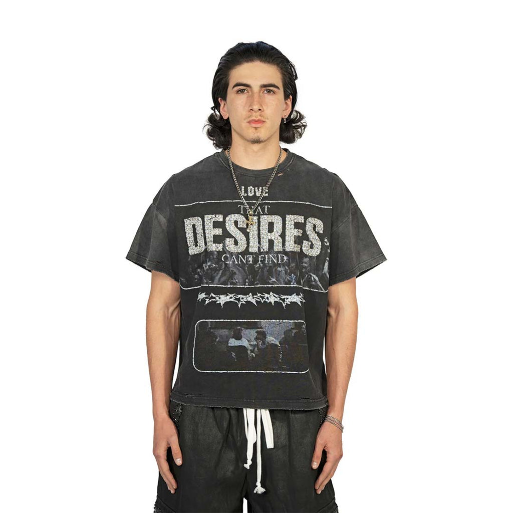 Stile de Amor in Desires Tee Black by Stile de Amor - NWAHYPE No.1 for streetwear T-Shirts in USA