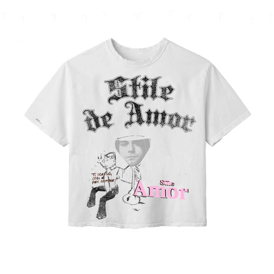 Stile de Amor Martini Tee White by Stile de Amor - NWAHYPE No.1 for streetwear T-Shirts in USA
