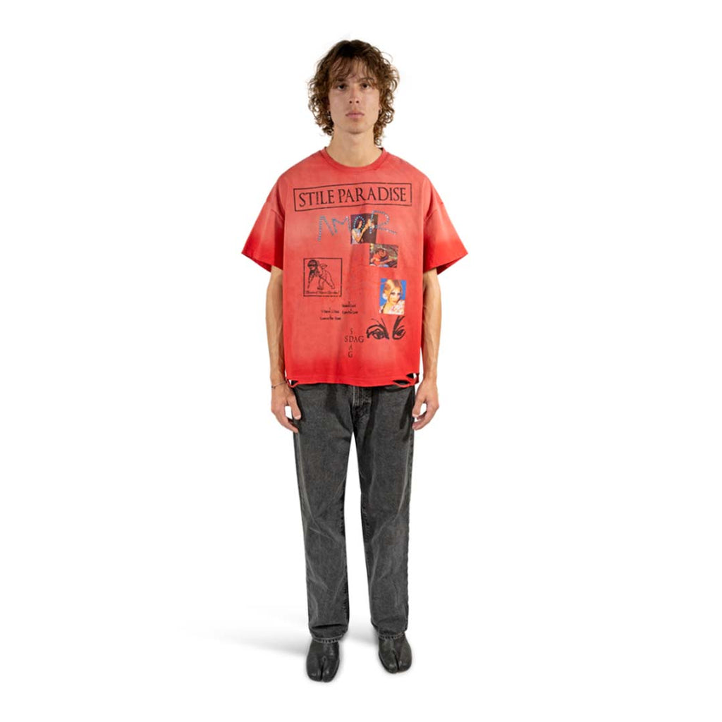 Stile de Amor Paradise Tee Faded Red by Stile de Amor - NWAHYPE No.1 for streetwear T-Shirts in USA