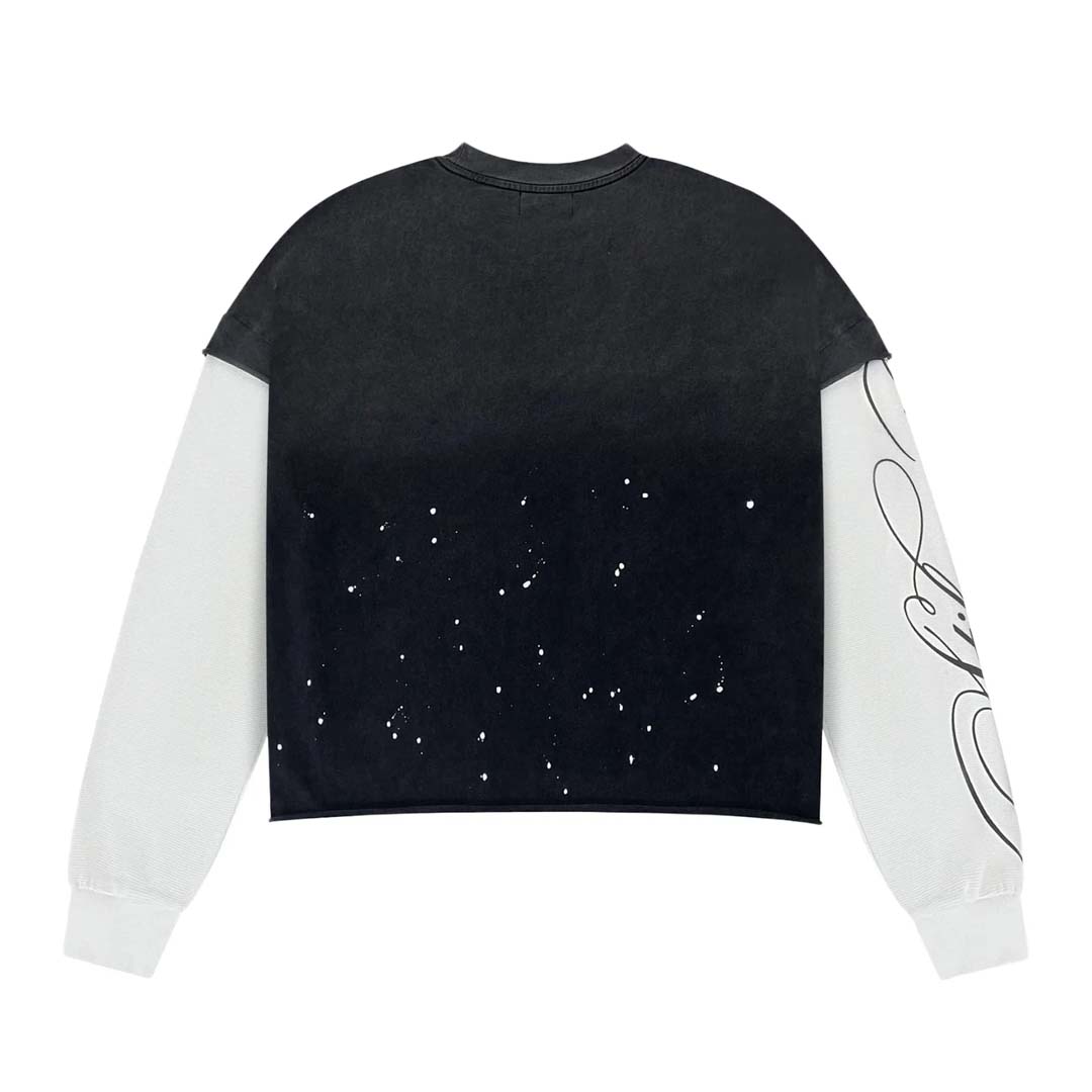 Stile de Amor Sqaudra Long Sleeve Tee Faded Black by Stile de Amor - NWAHYPE No.1 for streetwear T-Shirts in USA