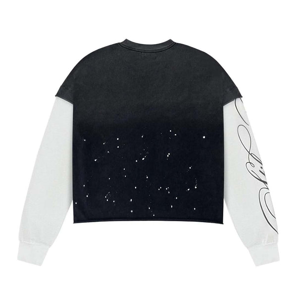 Stile de Amor Sqaudra Long Sleeve Tee Faded Black by Stile de Amor - NWAHYPE No.1 for streetwear T-Shirts in USA