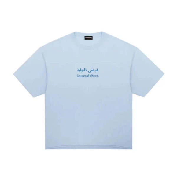 Strawberry Brand Internal Chaos Tee Blue by Strawberry Brand - NWAHYPE No.1 for streetwear T-Shirts in USA