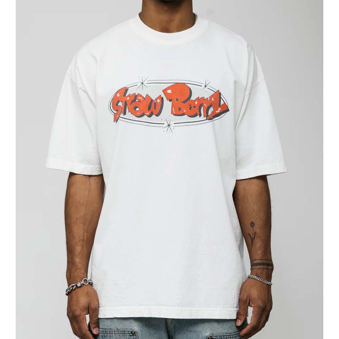 Strawberry Brand Sonic Tee White by Strawberry Brand - NWAHYPE No.1 for streetwear T-Shirts in USA