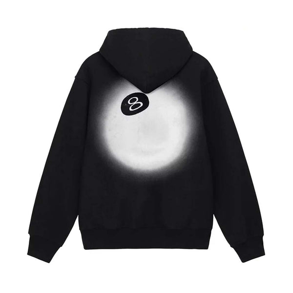 Stussy 8 Ball Fade Hoodie Black by Stussy - NWAHYPE No.1 for streetwear Hoodies in USA