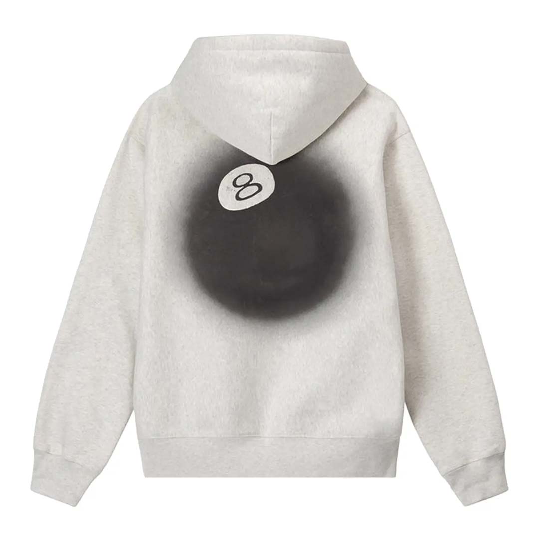 Stussy 8 Ball Fade Hoodie Grey – NWAHYPE