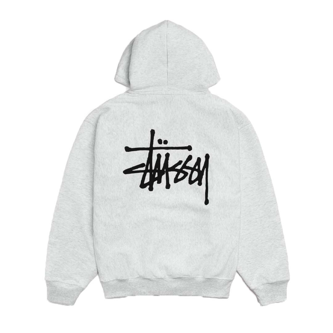 Stussy Basic Hoodie Grey by Stussy - NWAHYPE No.1 for streetwear Hoodies in USA