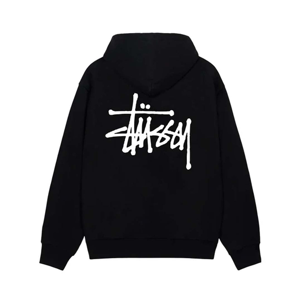 Stussy Basic Zip Up Hoodie Black by Stussy - NWAHYPE No.1 for streetwear Hoodies in USA
