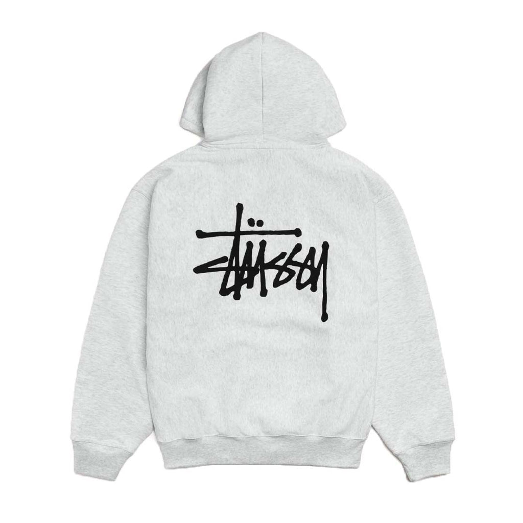 Stussy Basic Zip Up Hoodie Grey by Stussy - NWAHYPE No.1 for streetwear Hoodies in USA
