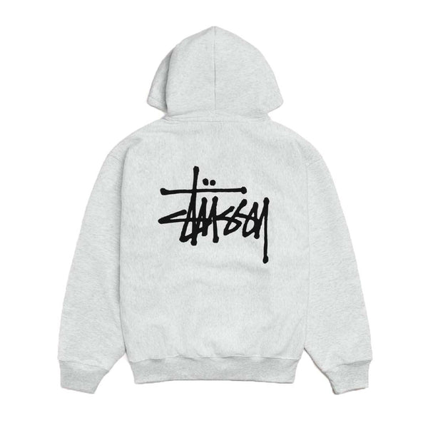 Stussy Basic Zip Up Hoodie Grey by Stussy - NWAHYPE No.1 for streetwear Hoodies in USA