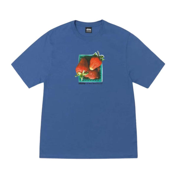 Stussy Berries Tee Blue by Stussy - NWAHYPE No.1 for streetwear T-Shirts in USA