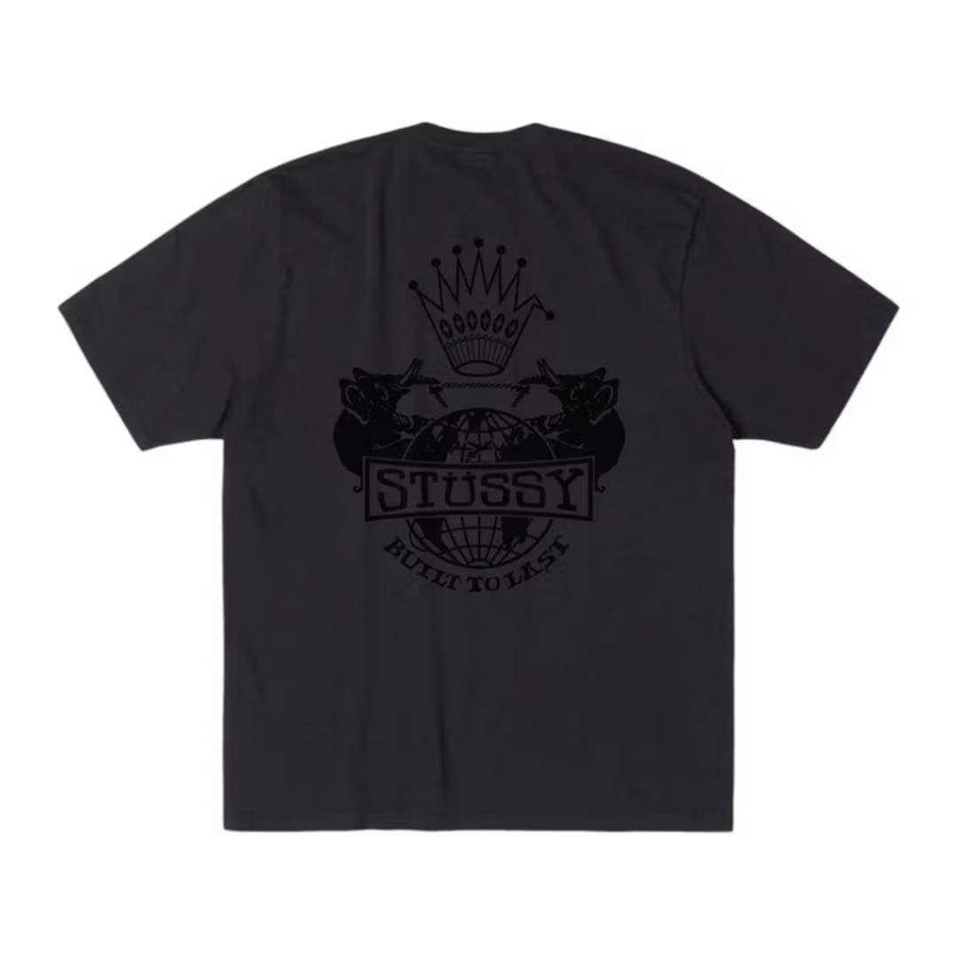 Stussy Built to Last Tee Faded Black by Stussy - NWAHYPE No.1 for streetwear T-Shirts in USA