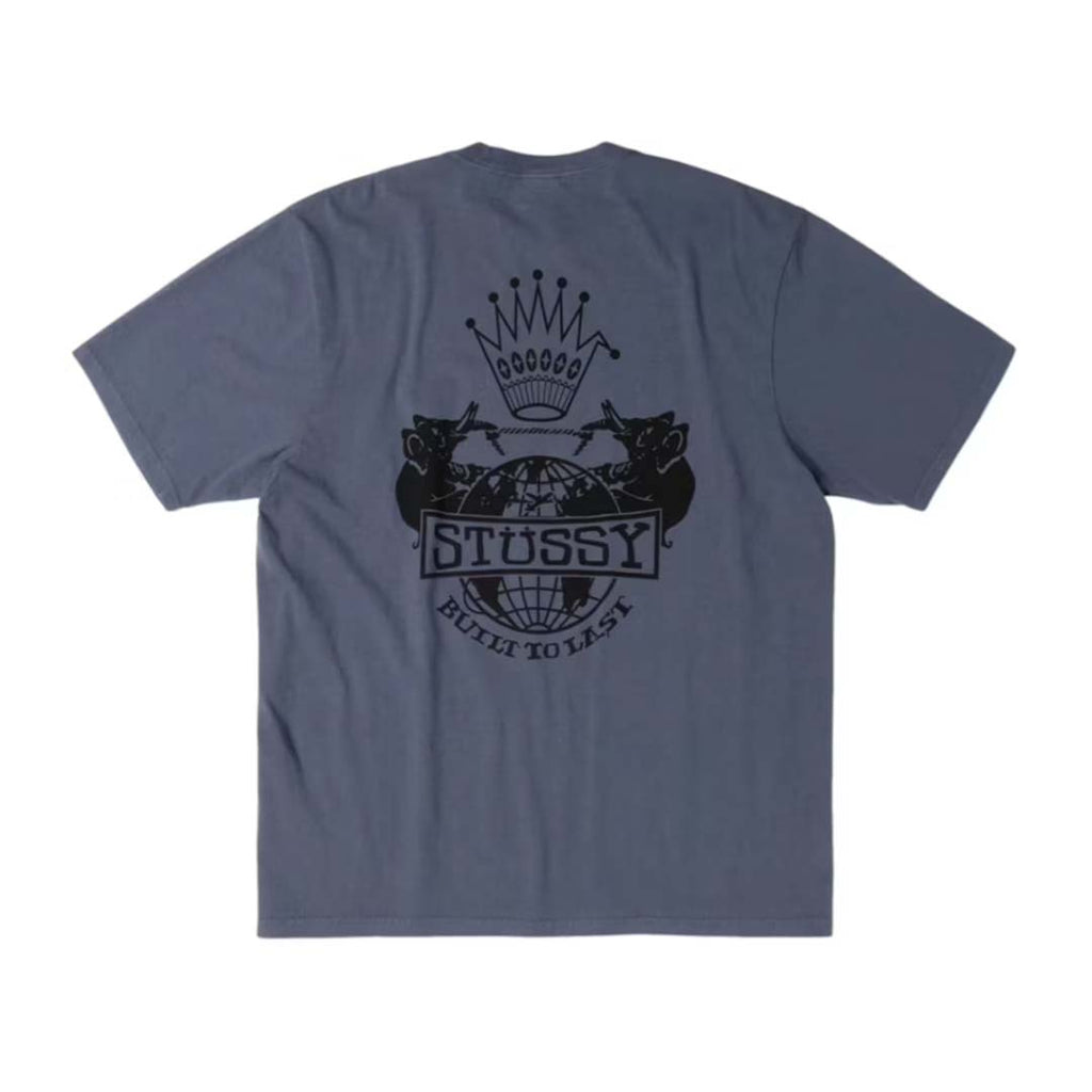Stussy Built to Last Tee Faded Navy by Stussy - NWAHYPE No.1 for streetwear T-Shirts in USA