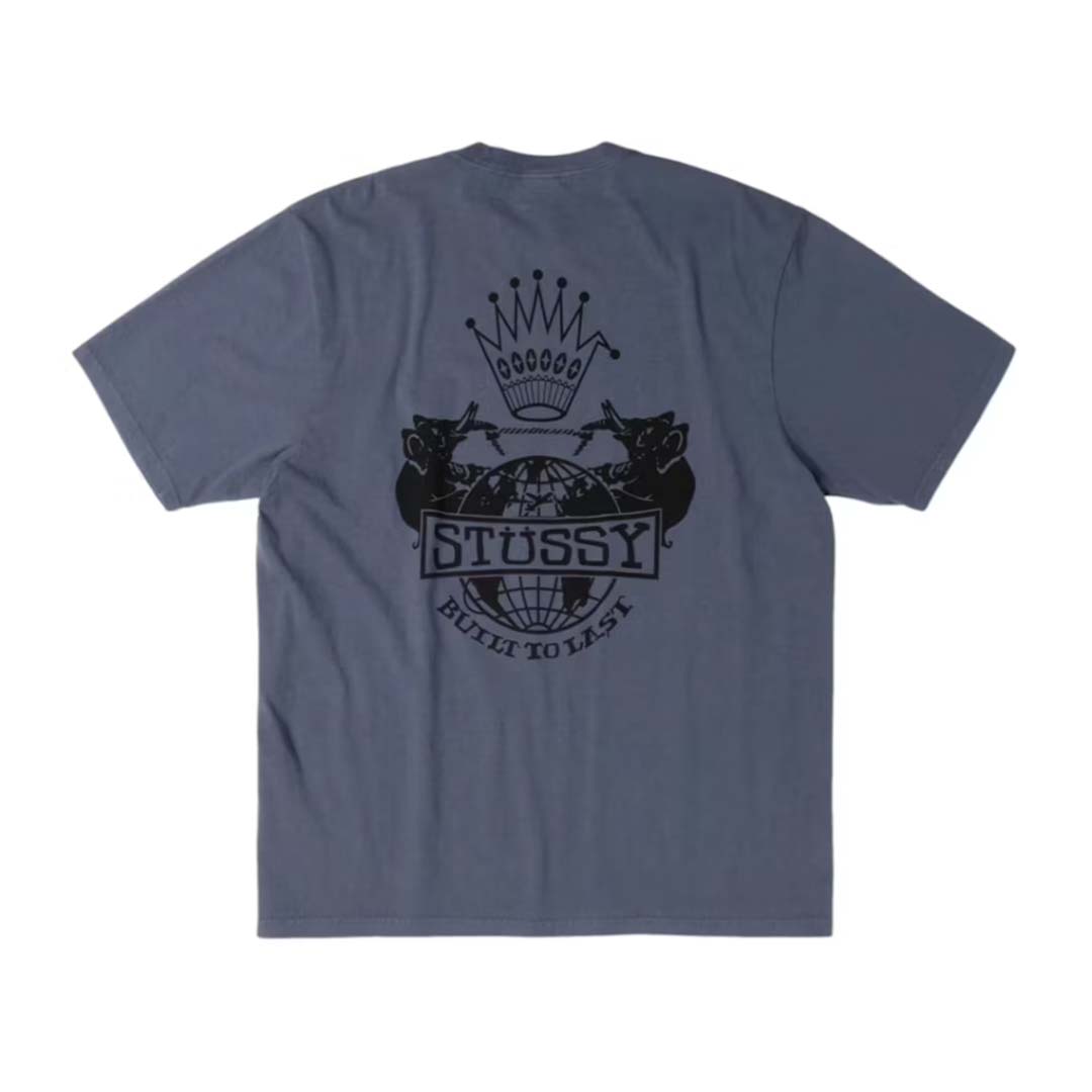 Stussy Built to Last Tee Faded Navy by Stussy - NWAHYPE No.1 for streetwear T-Shirts in USA