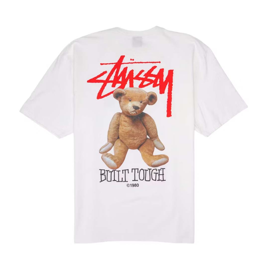 Stussy Built Tough White Tee by Stussy - NWAHYPE No.1 for streetwear T-Shirts in USA