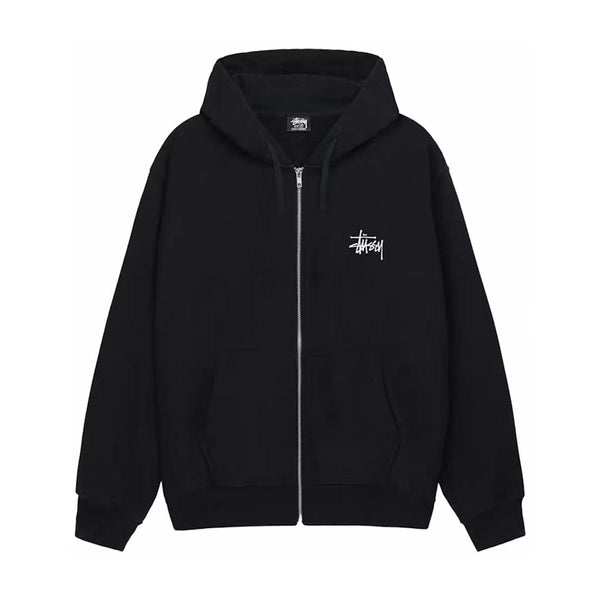 Stussy Diced Out Zip Up Hoodie Black by Stussy - NWAHYPE No.1 for streetwear Hoodies in USA