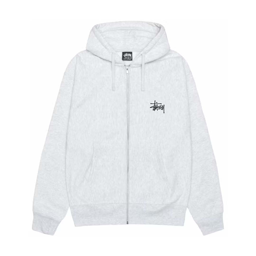 Stussy Diced Out Zip Up Hoodie Grey by Stussy - NWAHYPE No.1 for streetwear Hoodies in USA