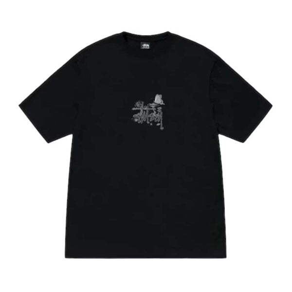 Stussy In Bloom Black Tee by Stussy - NWAHYPE No.1 for streetwear T-Shirts in USA