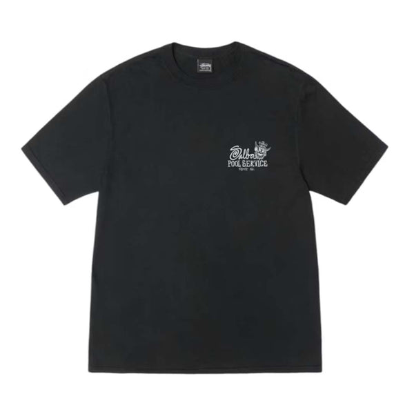 Stussy Pool Service Black Tee by Stussy - NWAHYPE No.1 for streetwear T-Shirts in USA