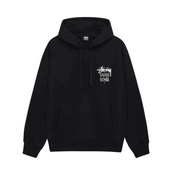 Stussy Tough Gear Hoodie Black by Stussy - NWAHYPE No.1 for streetwear Hoodies in USA