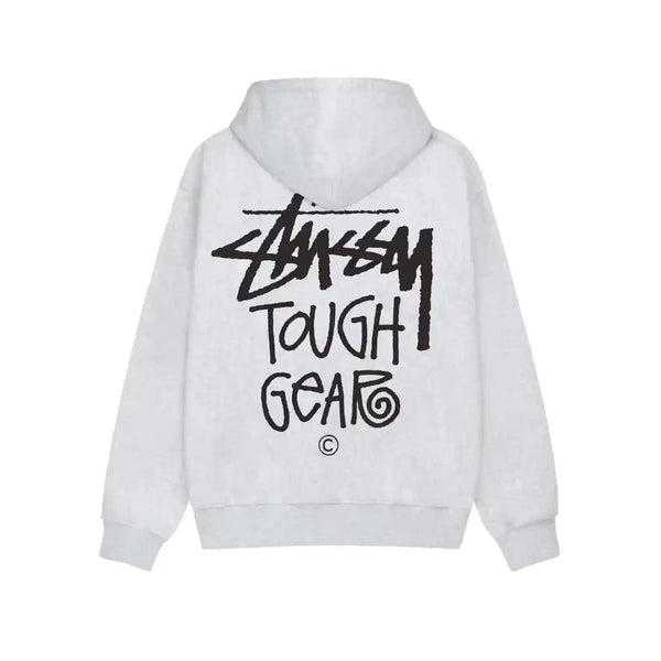 Stussy Tough Gear Hoodie Grey by Stussy - NWAHYPE No.1 for streetwear Hoodies in USA