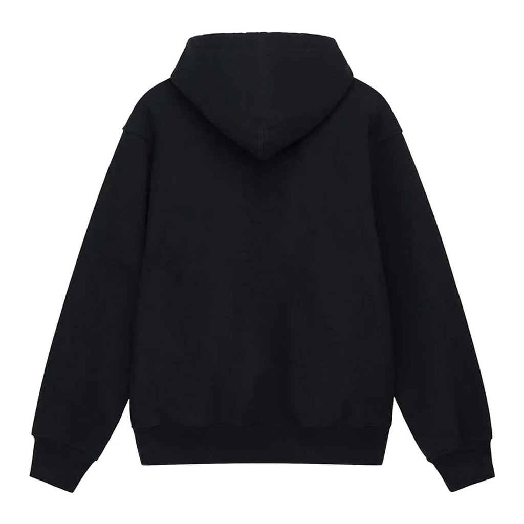 Stussy University Logo Black Zip Up Hoodie by Stussy - NWAHYPE No.1 for streetwear Hoodies in USA