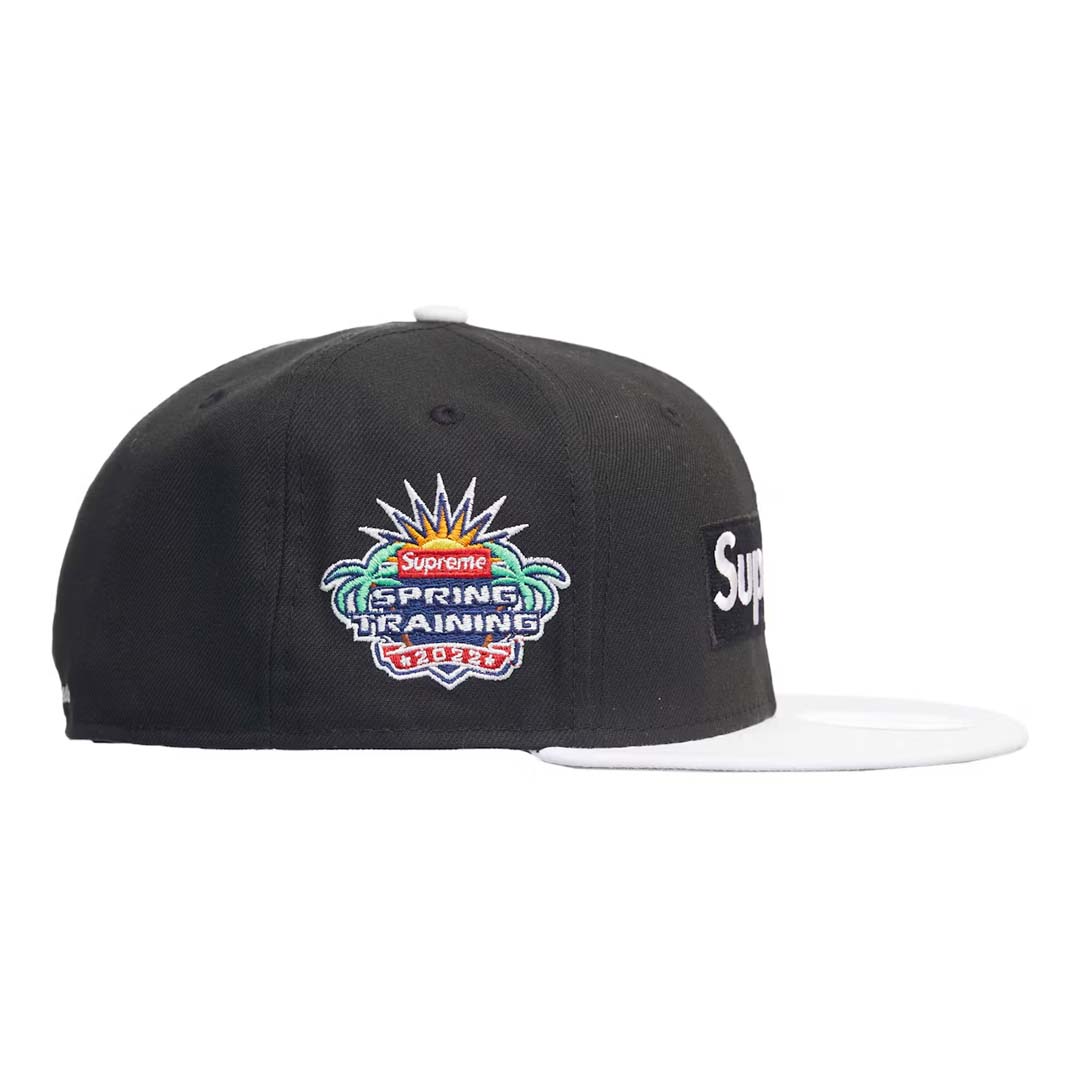 Supreme 2-Tone Box Logo New Era Hat Spring Training Black Grey by Supreme - NWAHYPE No.1 for streetwear Hats in USA