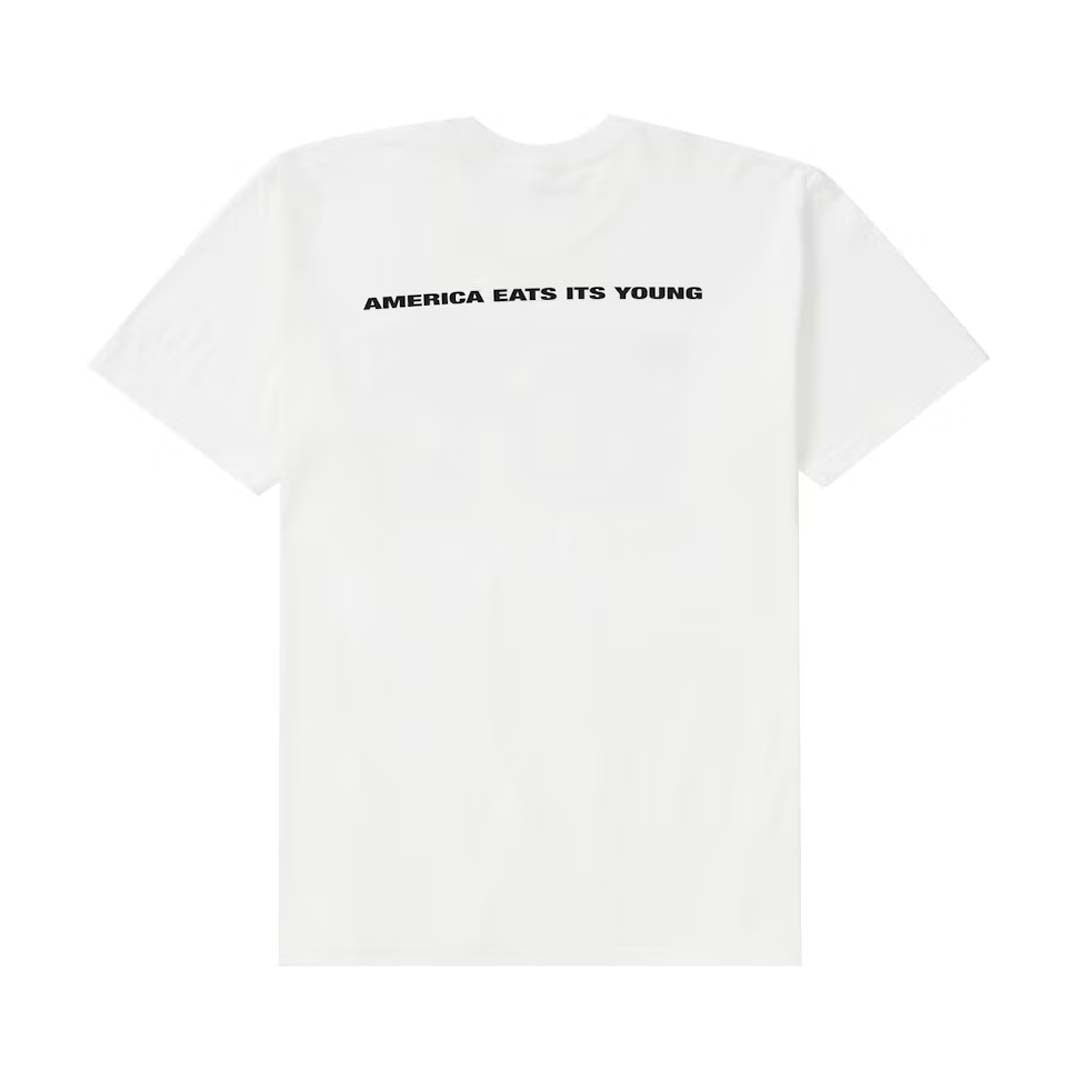 Supreme America Eats Its Young Congo Tee White by Supreme - NWAHYPE No.1 for streetwear T-Shirts in USA