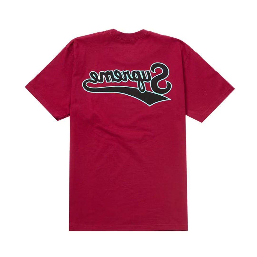 Supreme Backwards Tee Cardinal by Supreme - NWAHype 1 for streetwear T-Shirts in USA
