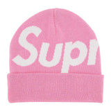 Supreme Big Logo Beanie 'Pink' by Supreme - NWAHype No.1 for streetwear Beanies in USA
