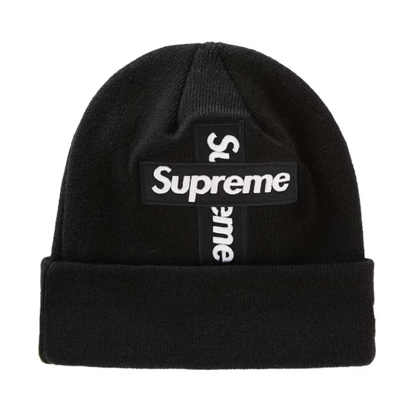 Supreme Black Cross Box Logo Beanie by Supreme - NWAHype No.1 for streetwear Beanies in USA